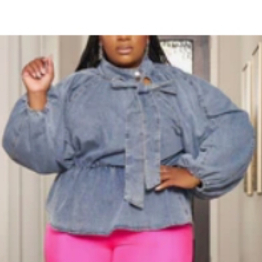 Women's Denim Blouse